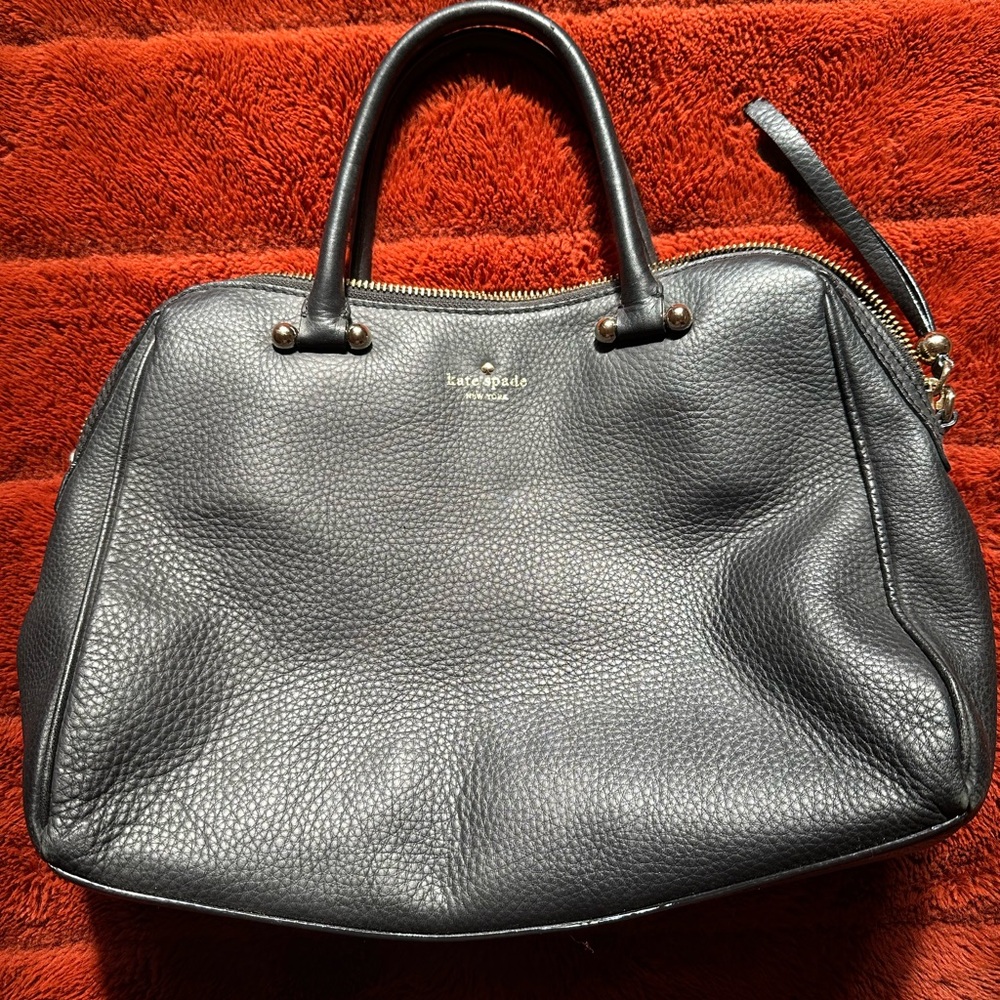 Kate Spade Black Leather Handbag
